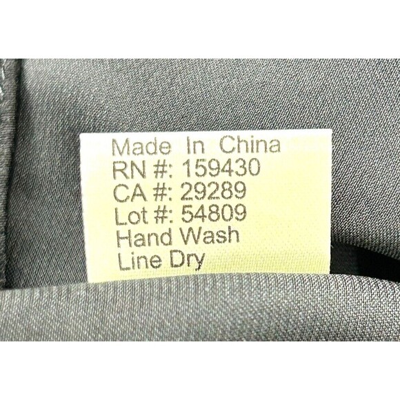 Elan Womens Size M Black Mini Dress Mock Neck Sheer Unlined Ruffle Smocked U4 - Picture 12 of 12